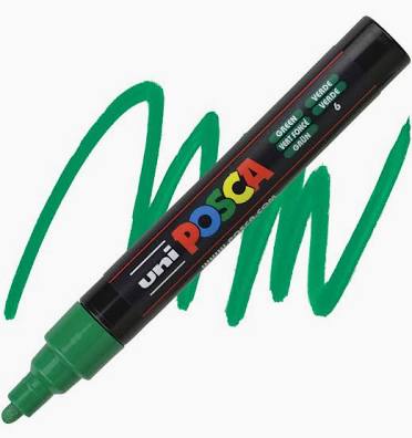 Posca Marker Medium Green