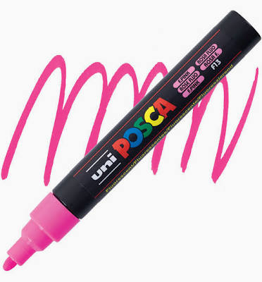 Posca Marker Medium Fluoresent Pink