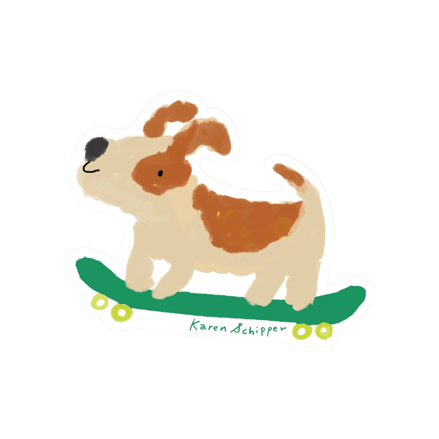 Skateboard Dog | Sticker