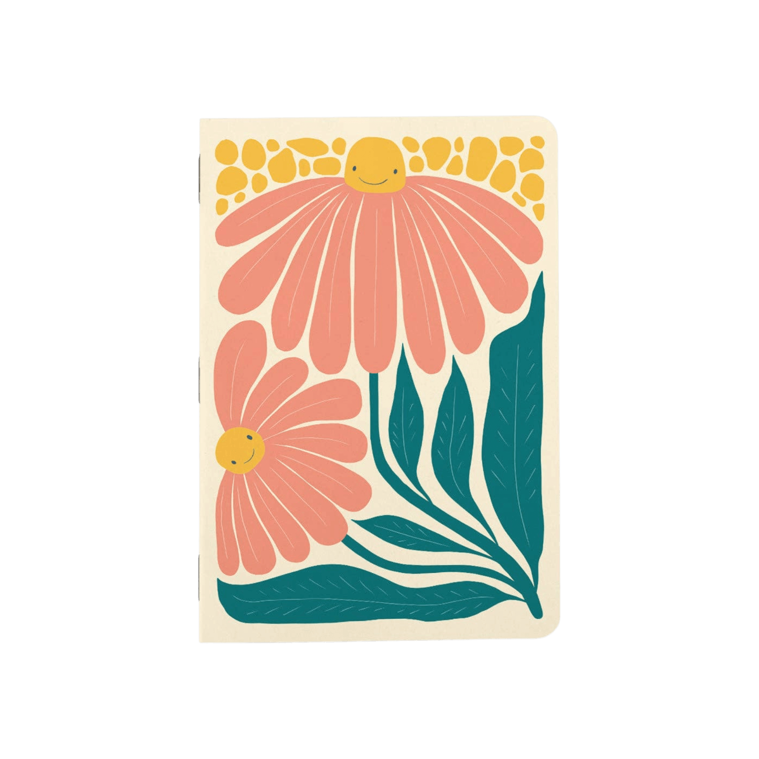 Happy Daisy | 3.5" x 5.5" | Notebooks, 2 Pack