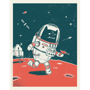 Space Cat | 11" x 14" | Signed, Art Print