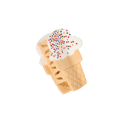 Sprinkle Ice Cream | Mini Hair Claw Clip