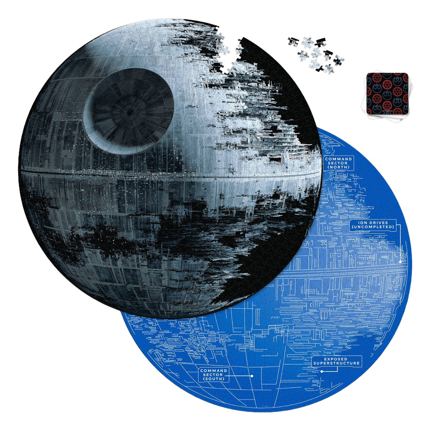 Star Wars Death Star | 1,000 Piece Jigsaw Puzzle and Trivia