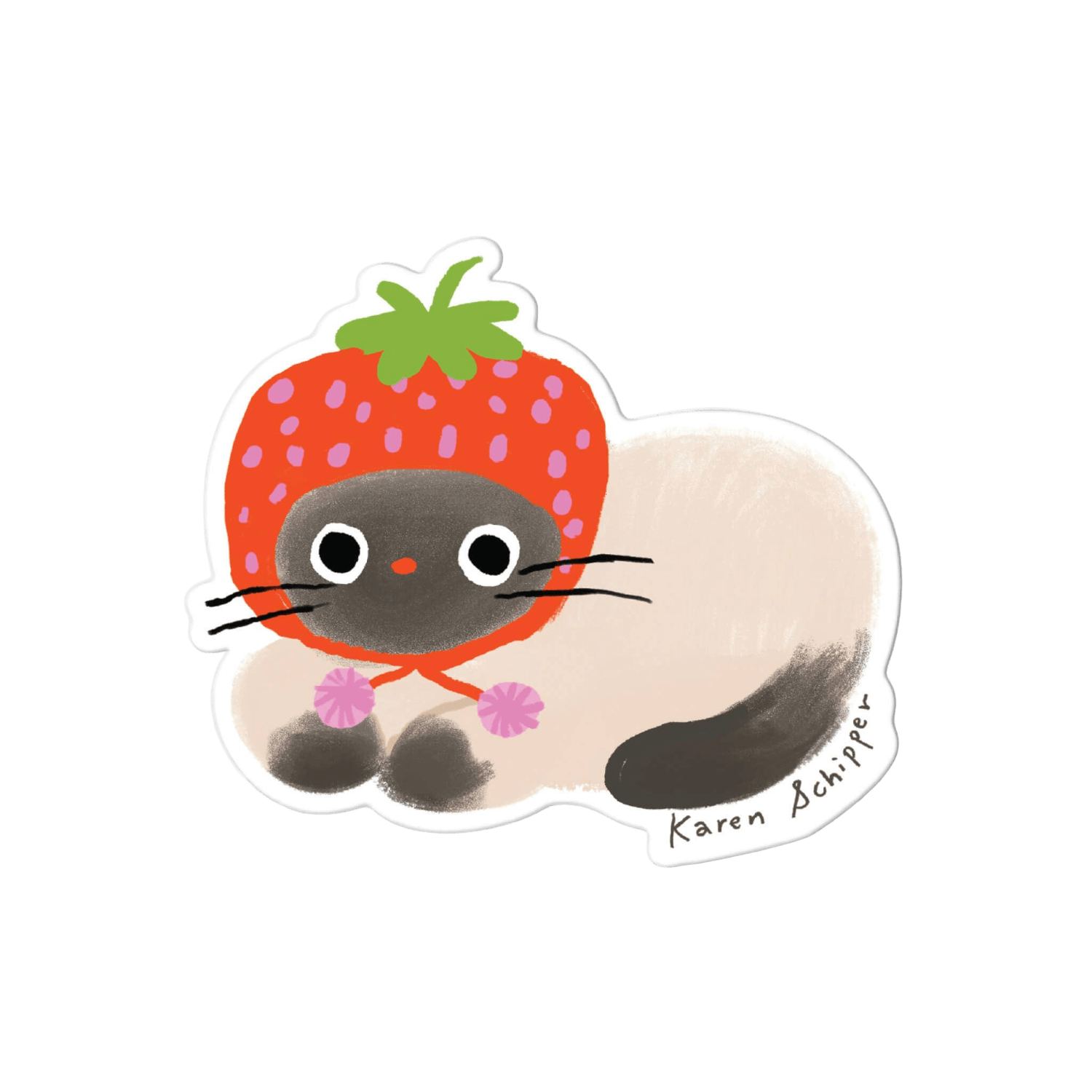 strawberry-cat-sticker-karen-schipper.png