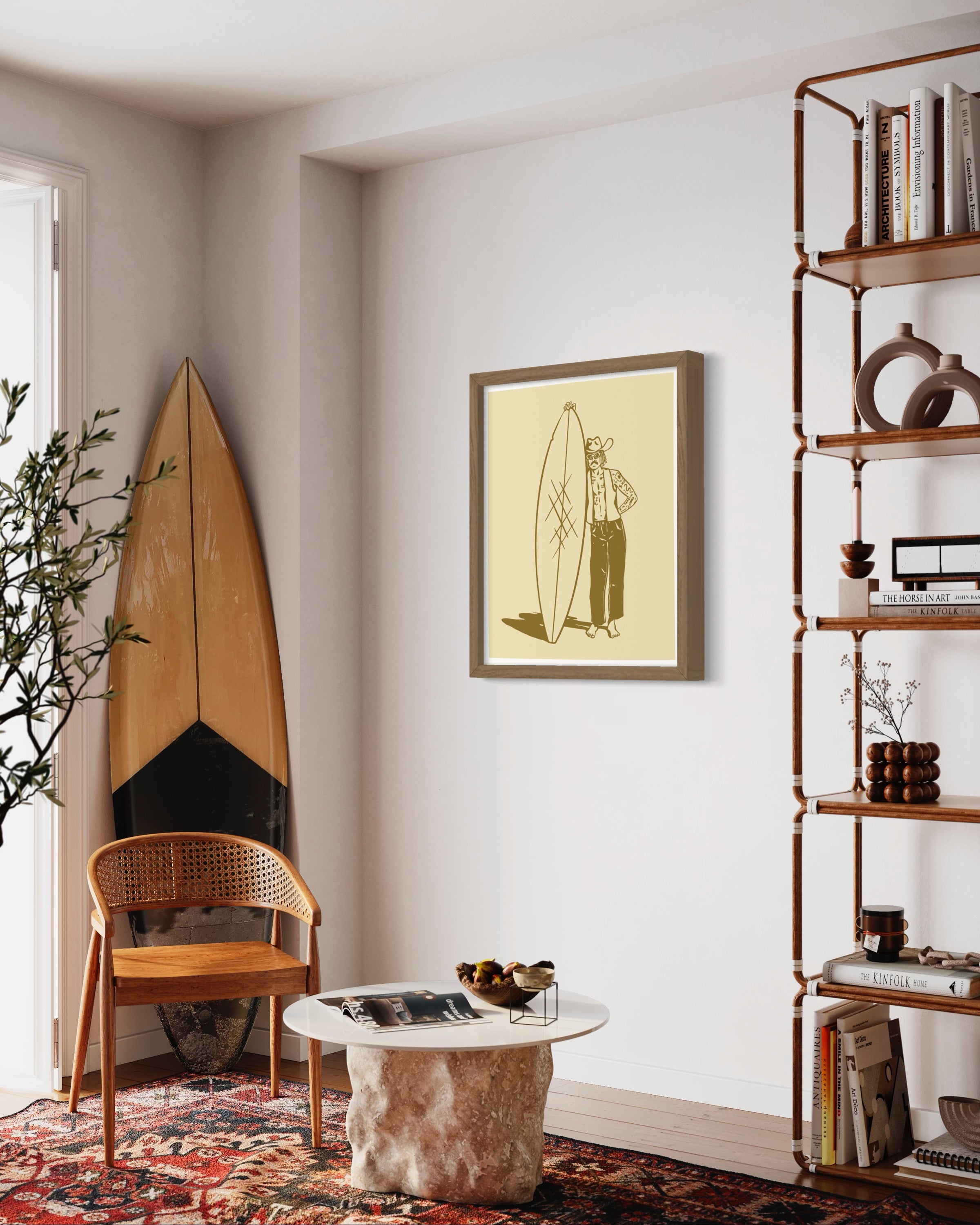 Surf Sheriff Art Print