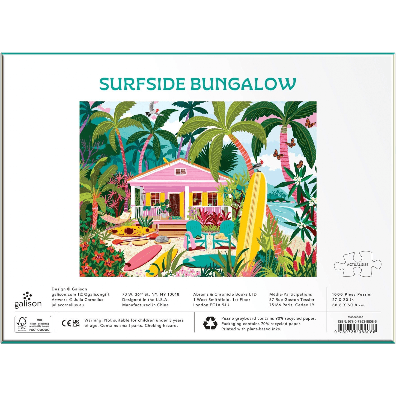 Surfside Bungalow | 1,000 Piece Puzzle