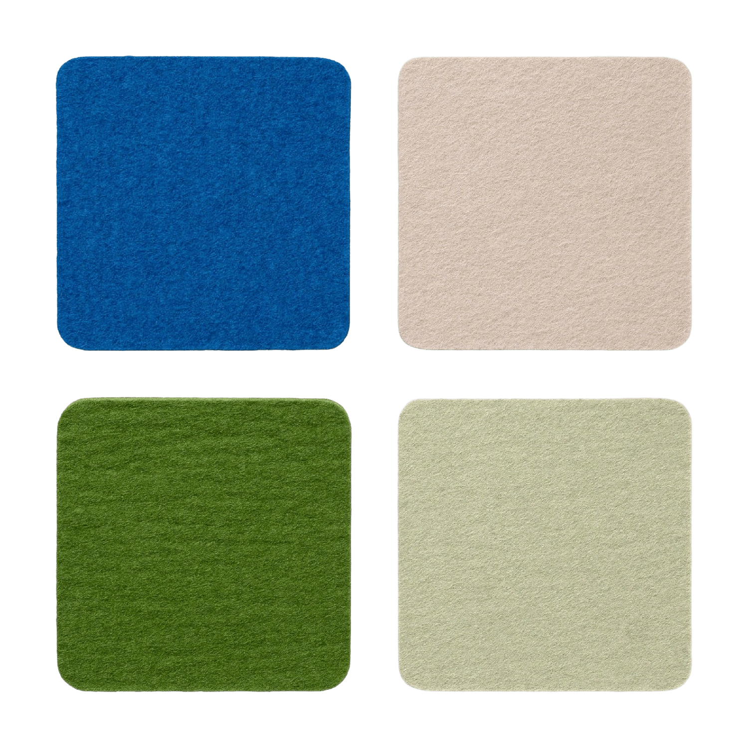 Terrain Square | Bierfilzl Merino Wool Coaster Set