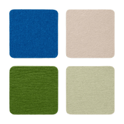 Terrain Square | Bierfilzl Merino Wool Coaster Set