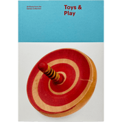 Book cover titled 'Toys & Play' with a red and yellow toy on a white background