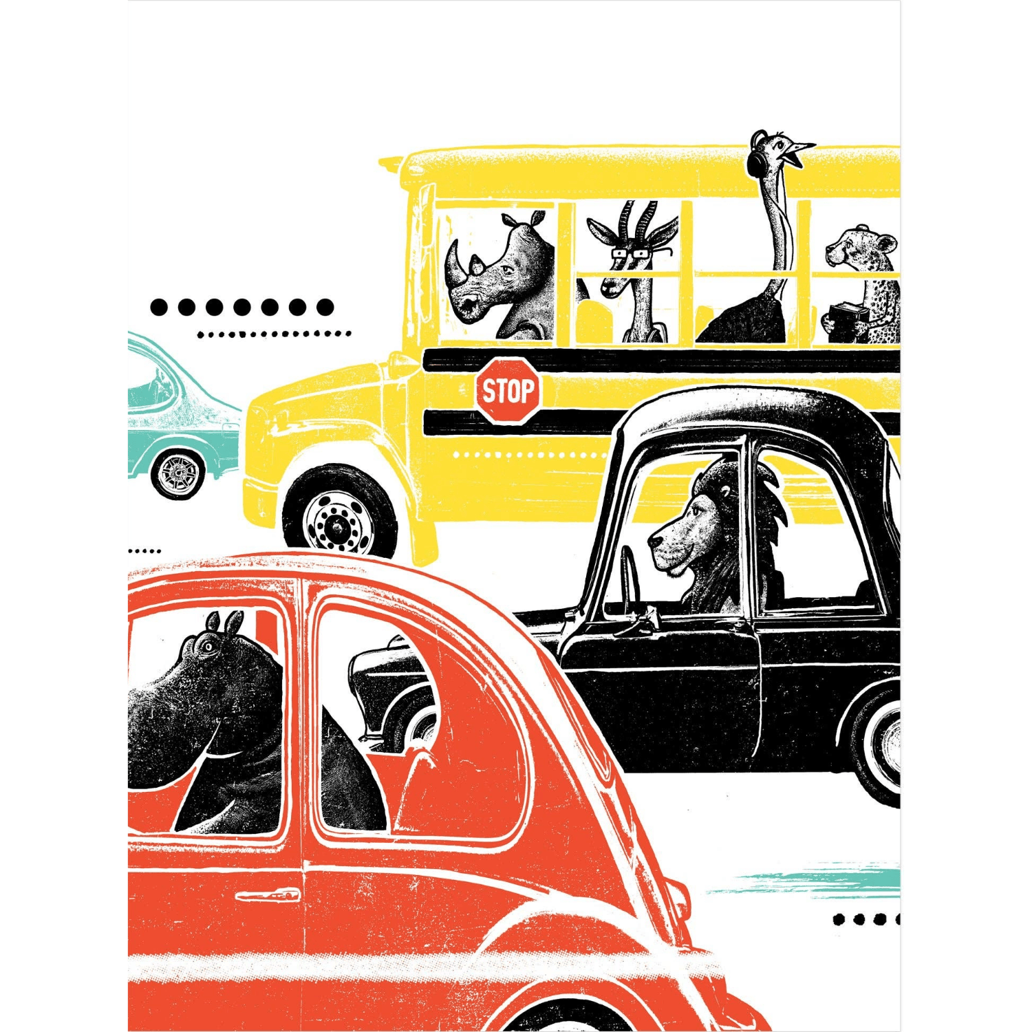 Traffic #2 | 18" x 24" | Art Print