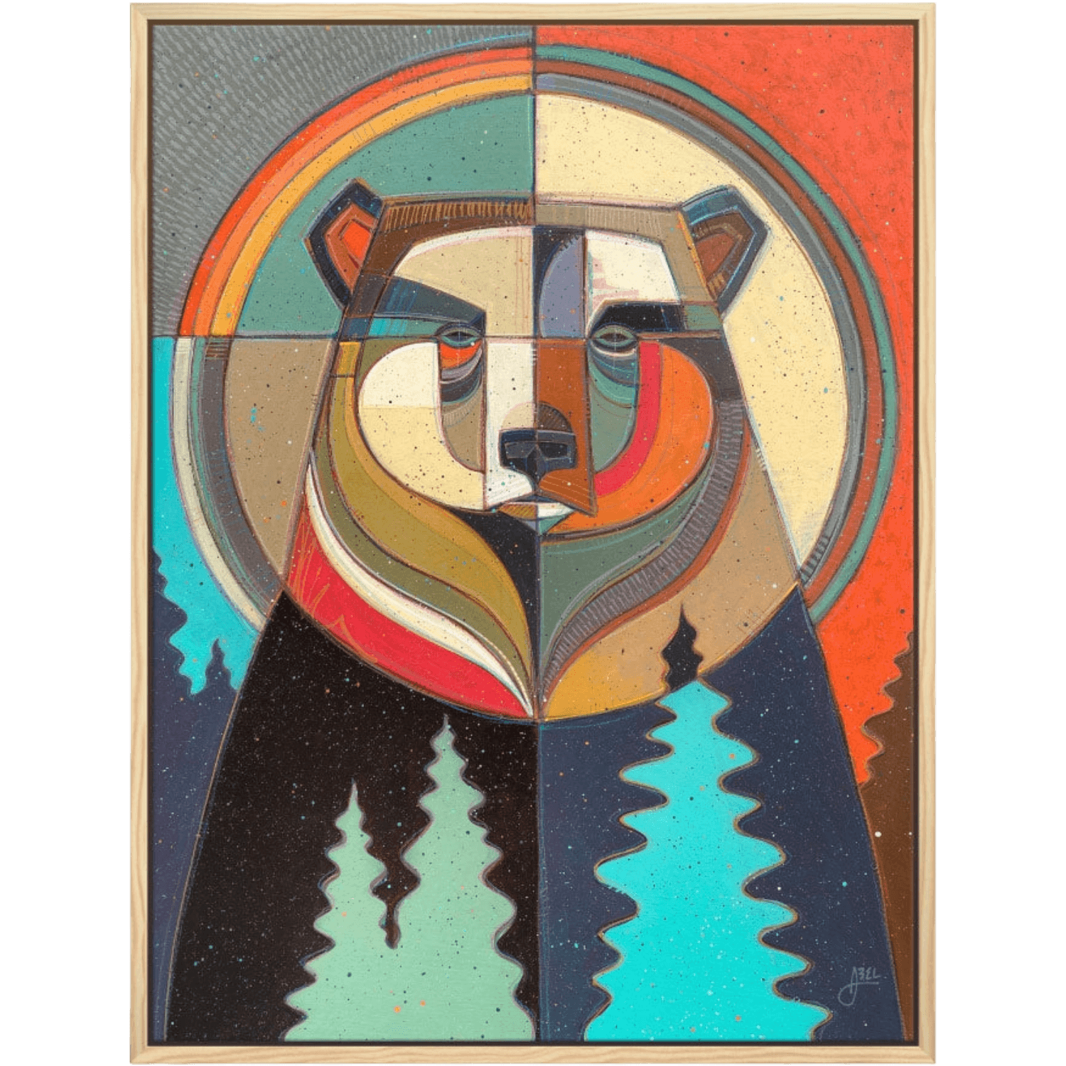 ursus-four-art-print-abel-arts-framed.png