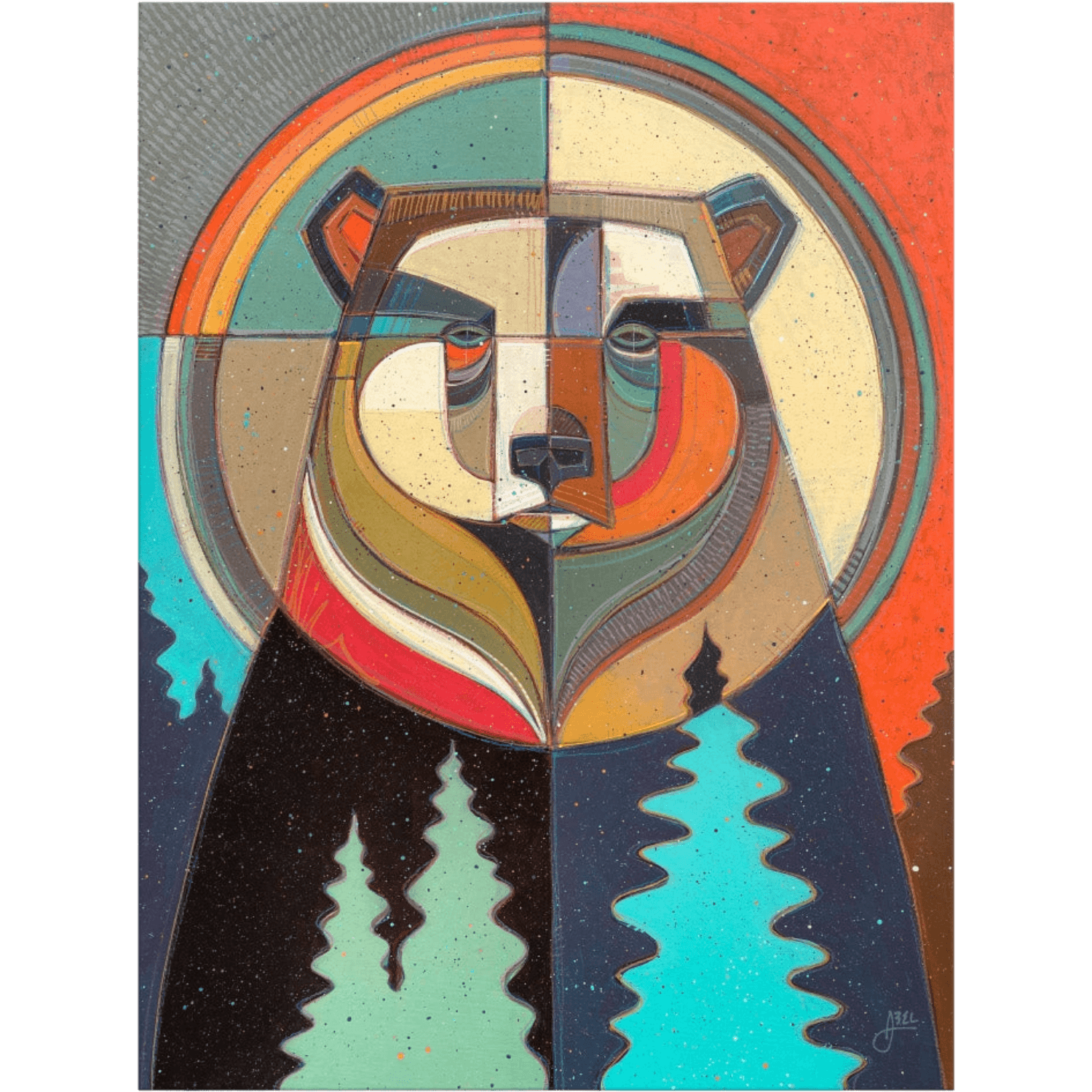 Ursus 4 | 9” x 12” | Art Print