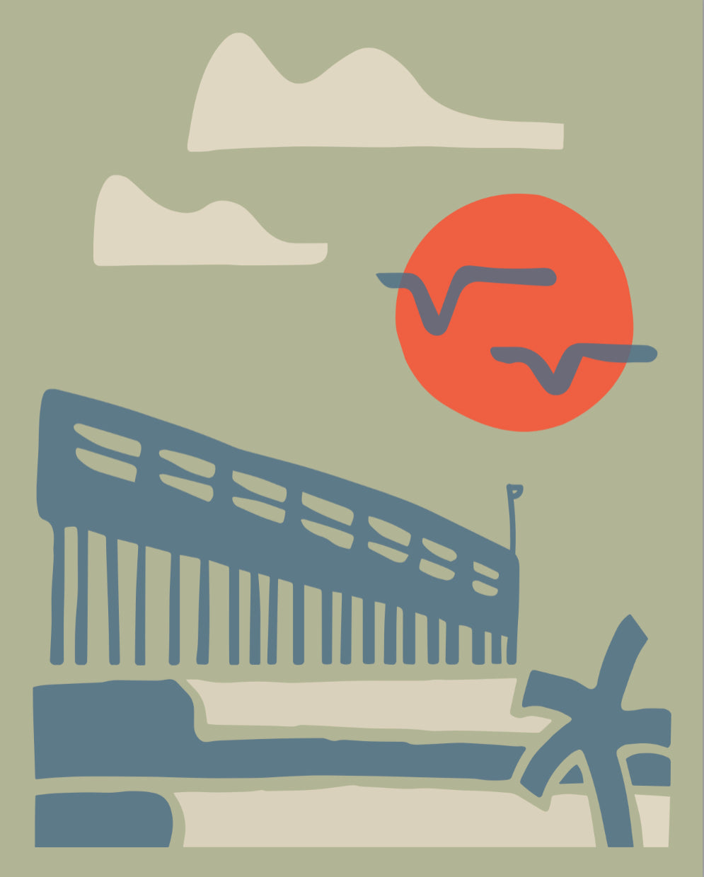 Ventura Pier Print by Andrew Rodriguez