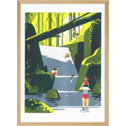 Waterfall | Art Print | Tom Haugomat A3 Poster