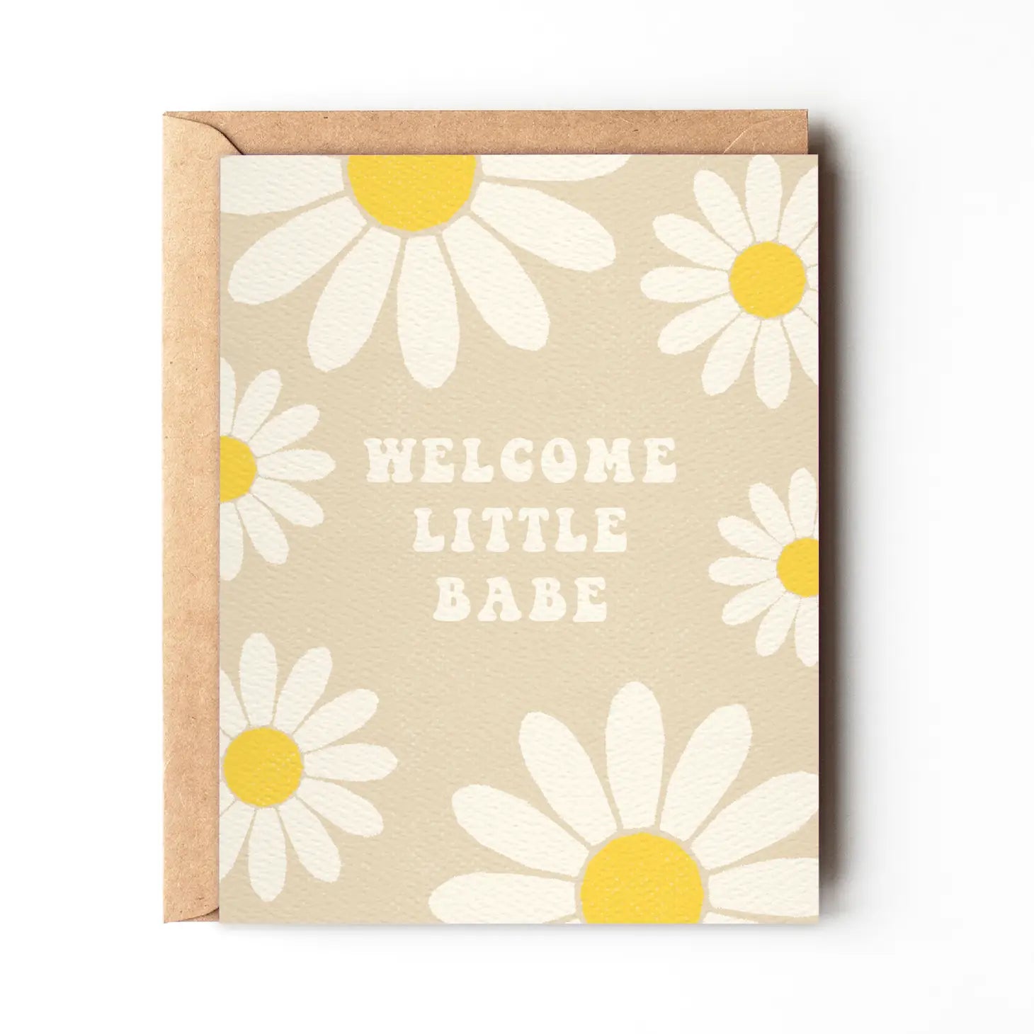 Welcome Little Babe - Greeting Card