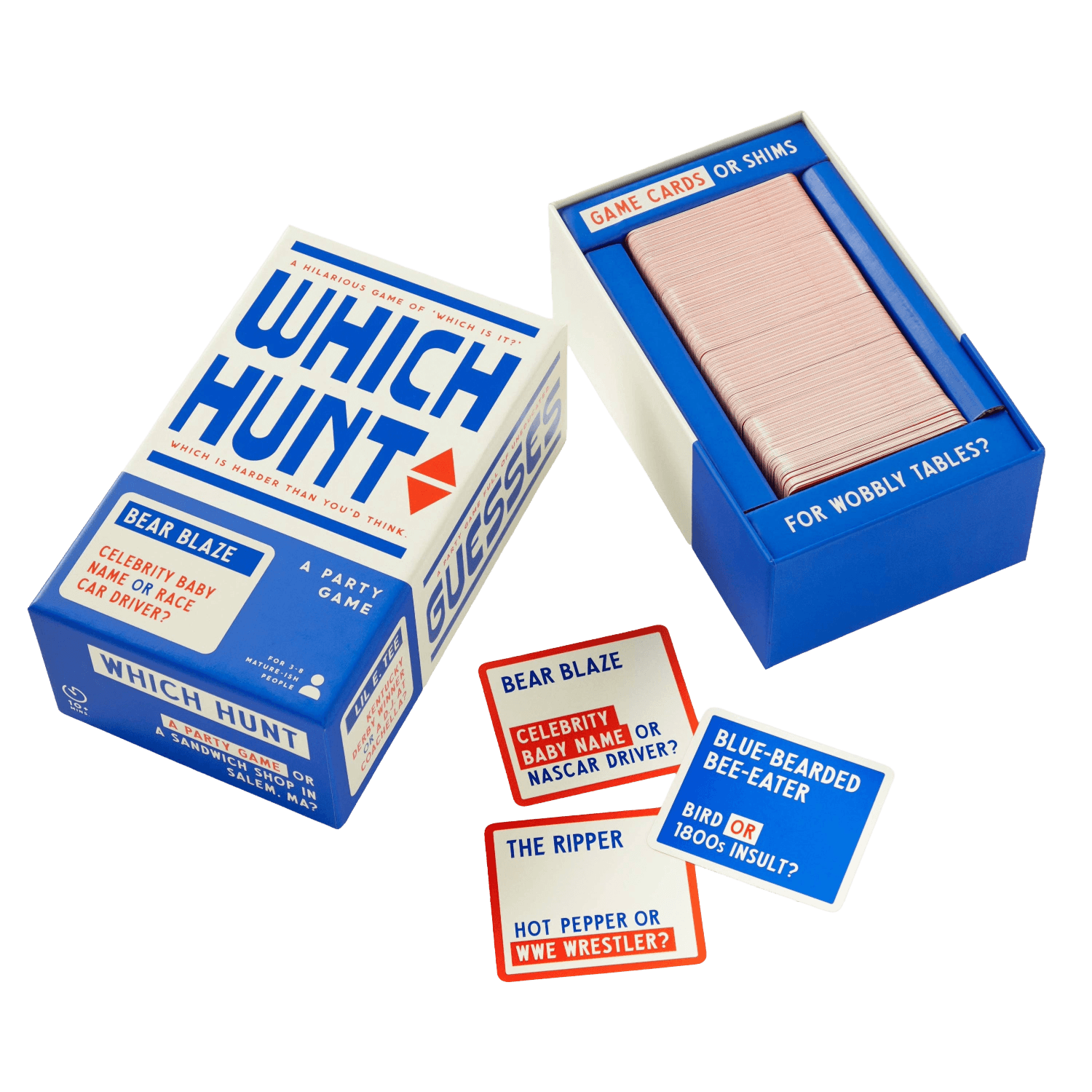 Which Hunt game box and cards 