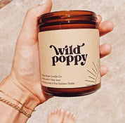 Wild Poppy Handpoured Coconut Wax Candles