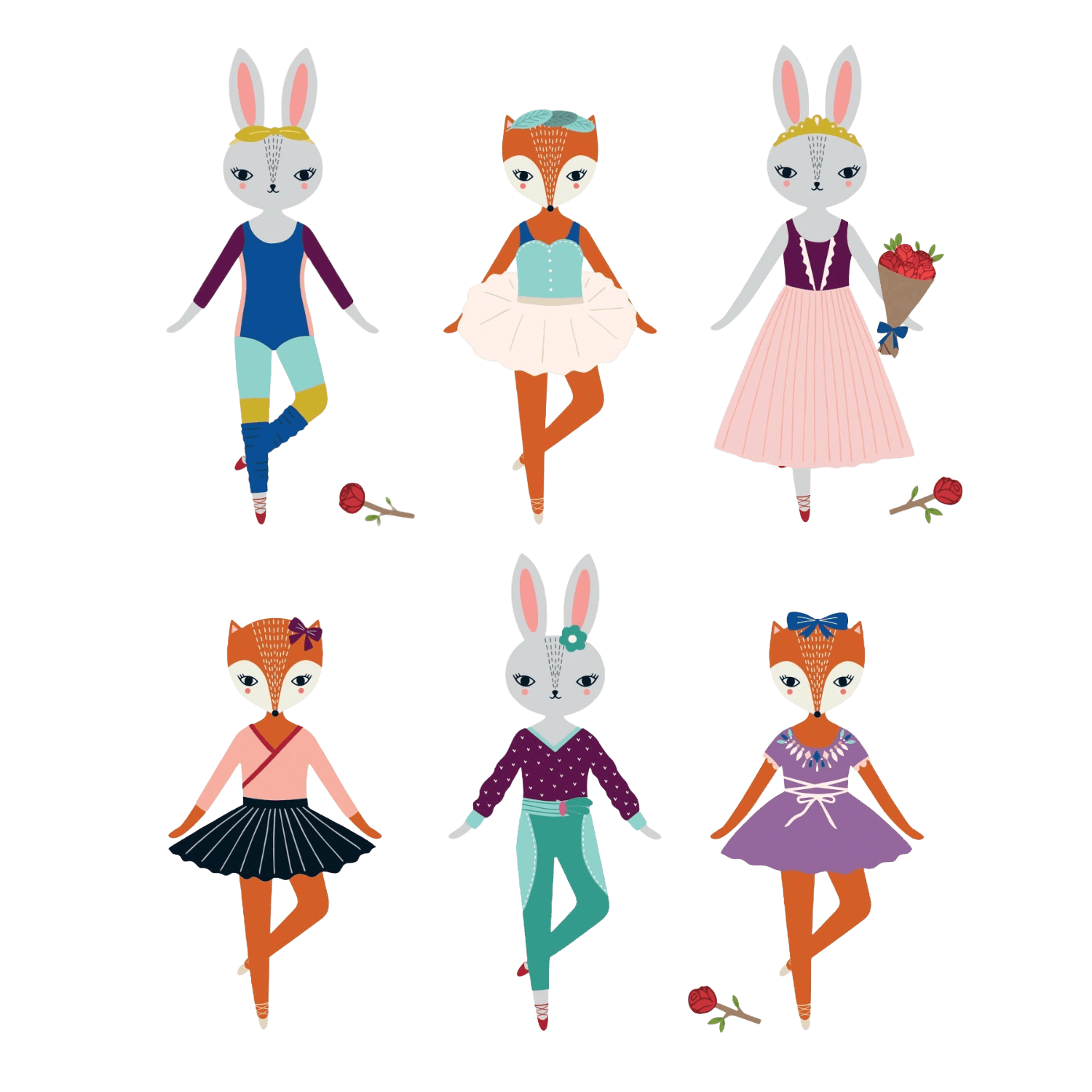 Woodland Ballet | Magnetic Dress-Up