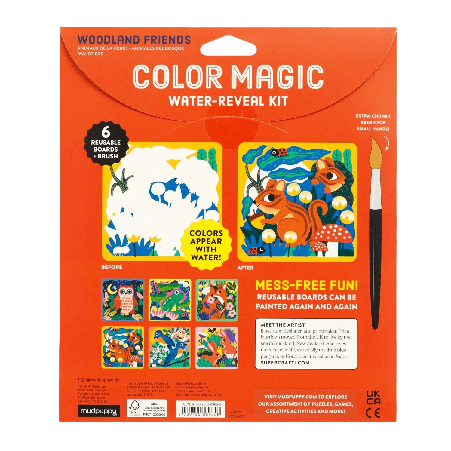 Woodland Friends | Color Magic Water-Reveal Kit