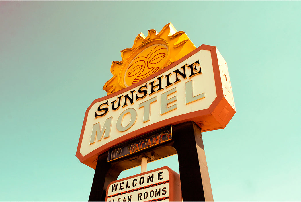 Sunshine Motel, Matted Print