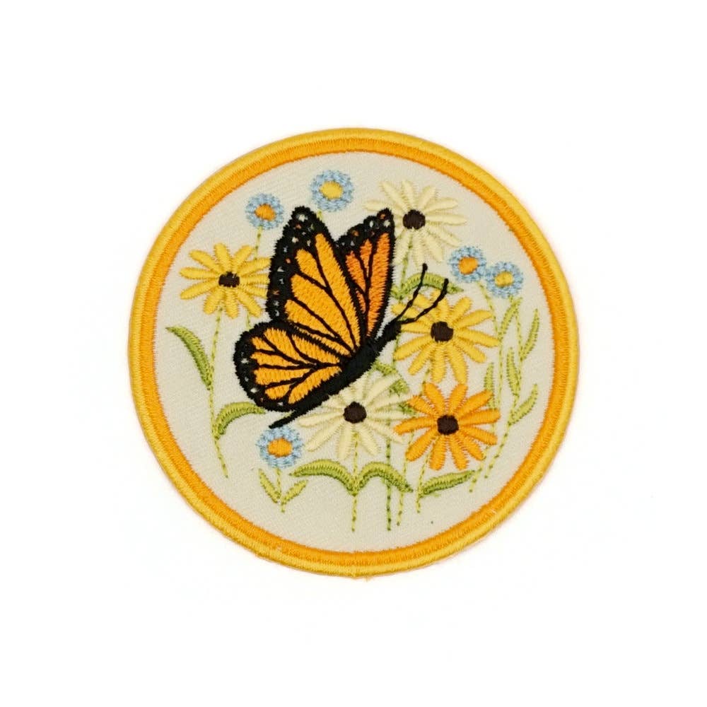 Lucky Horse Press - Butterfly Embroidered Patch