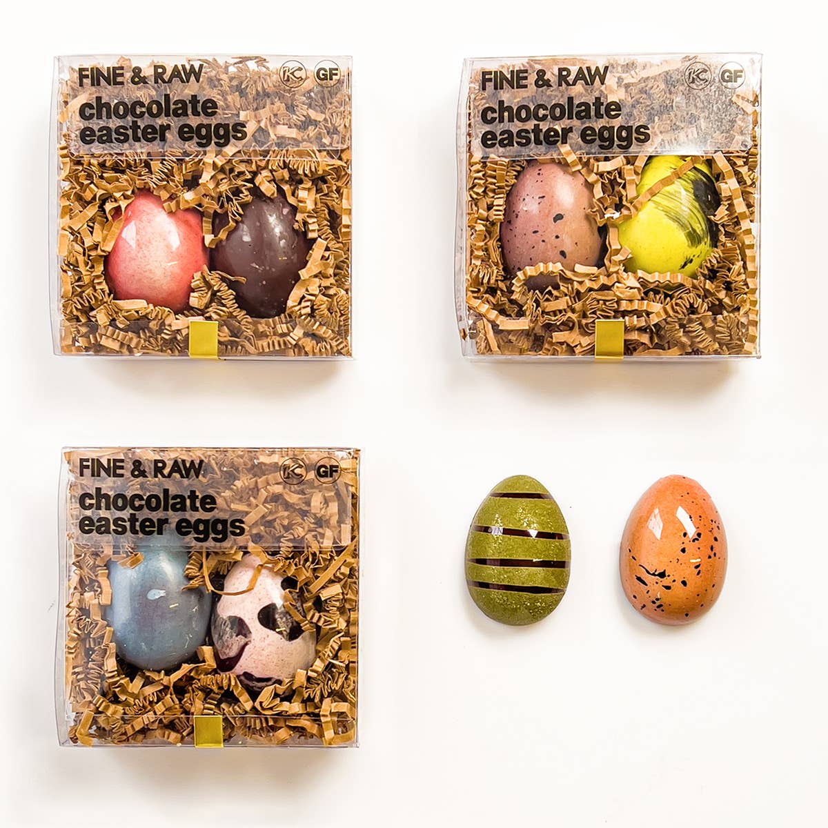 Chocolate Easter Eggs by FINE & RAW