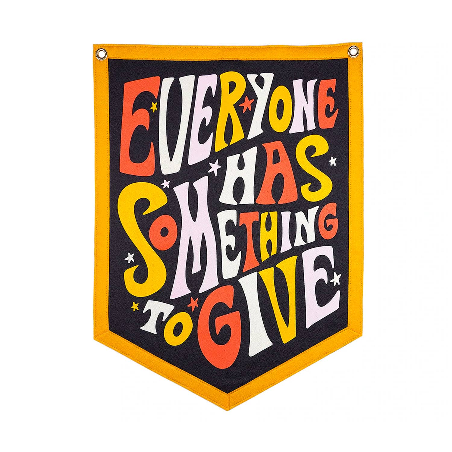 Everyone Has Something To Give Camp Flag • Sarah Day x Oxford Pennant