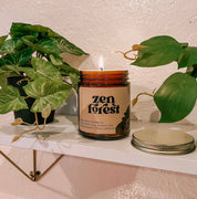 Zen Forest Coconut Wax Candle