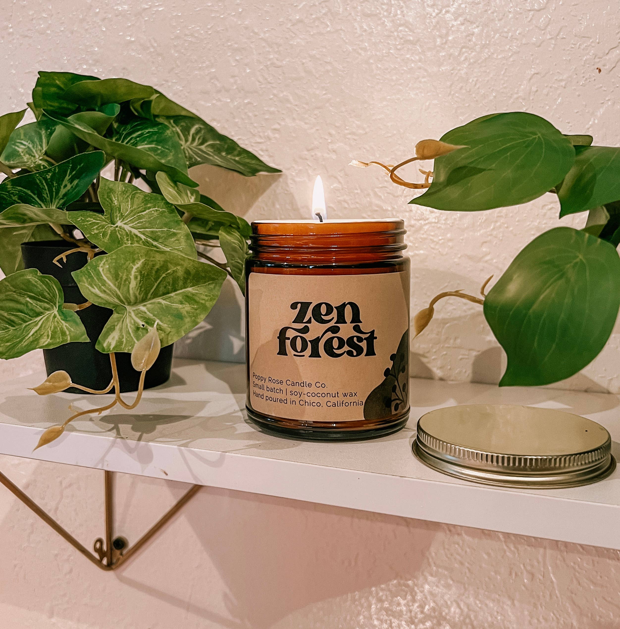 Zen Forest Coconut Wax Candle