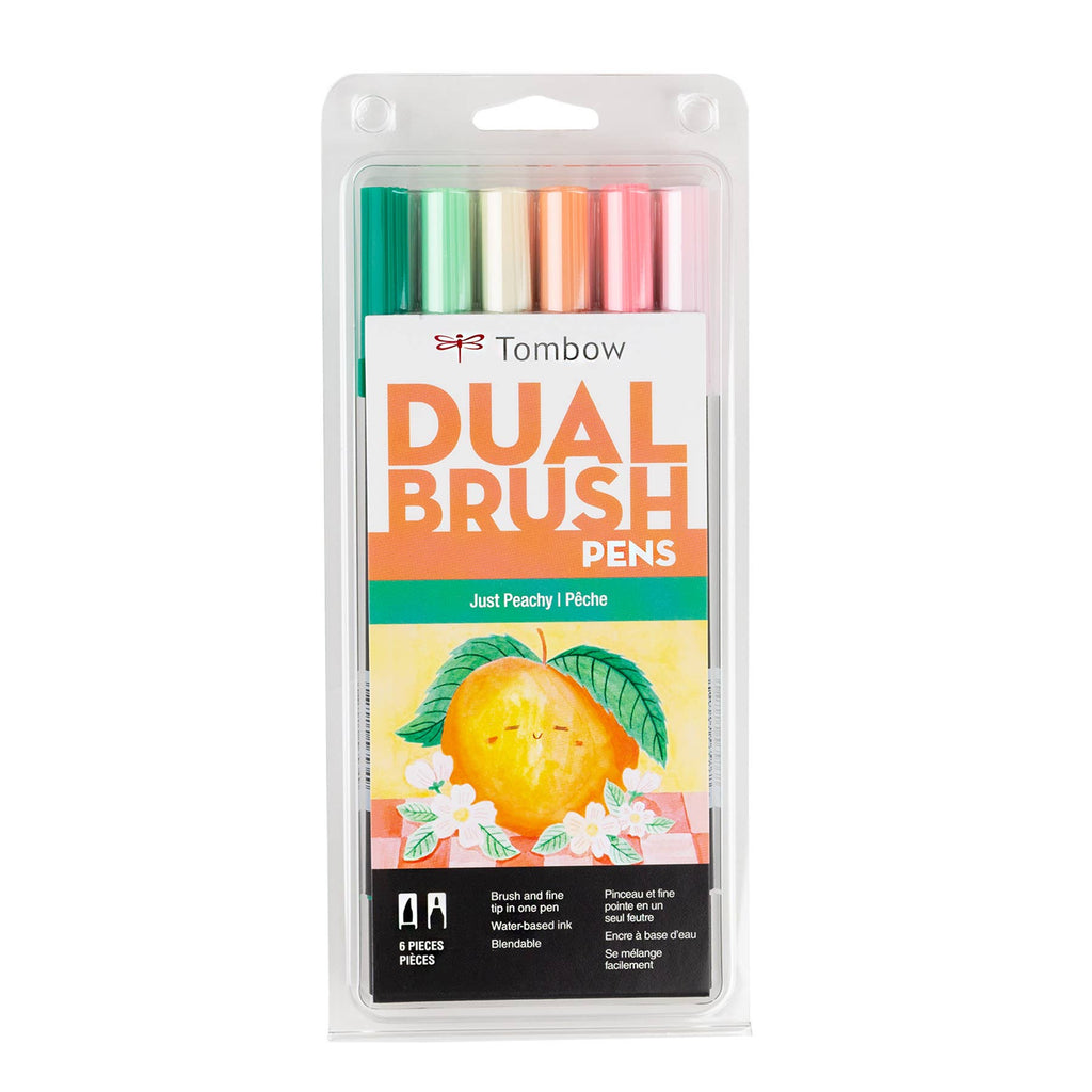 Dual Brush Pen Art Markers 10-Pack, Seventies