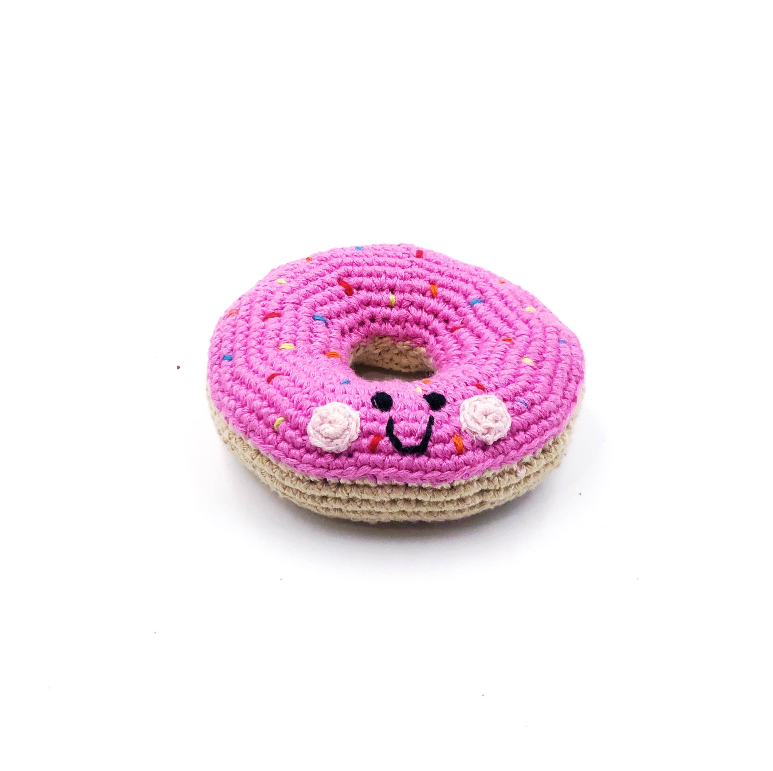Pink Donut Rattle