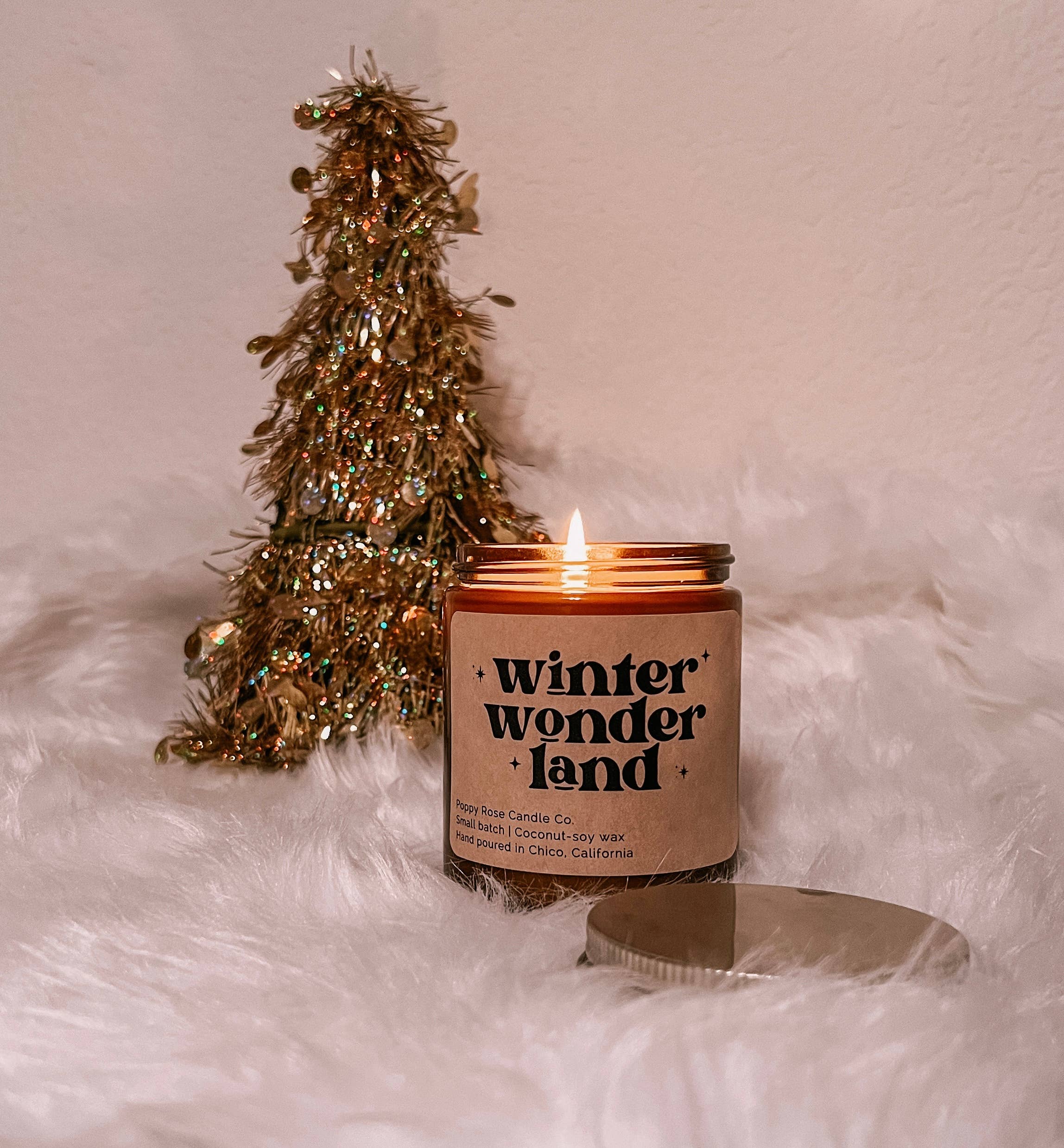 Winter Wonderland Handpoured Coconut Wax Candle