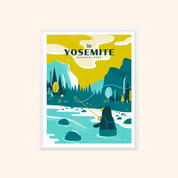 Yosemite National Park Screen Print