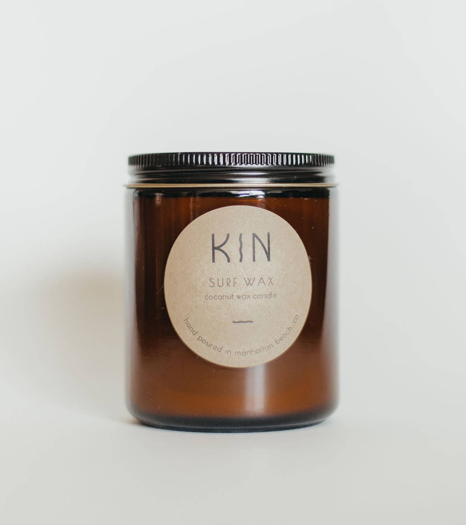 Kin Candle Co. - Surf Wax- 8oz Amber Jar