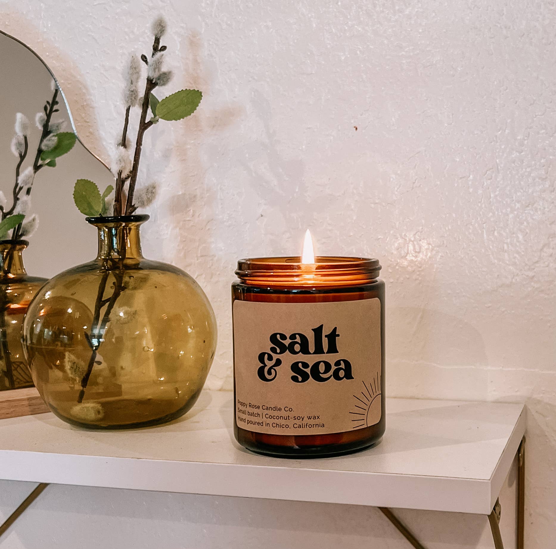 Salt & Sea Coconut Wax Candle