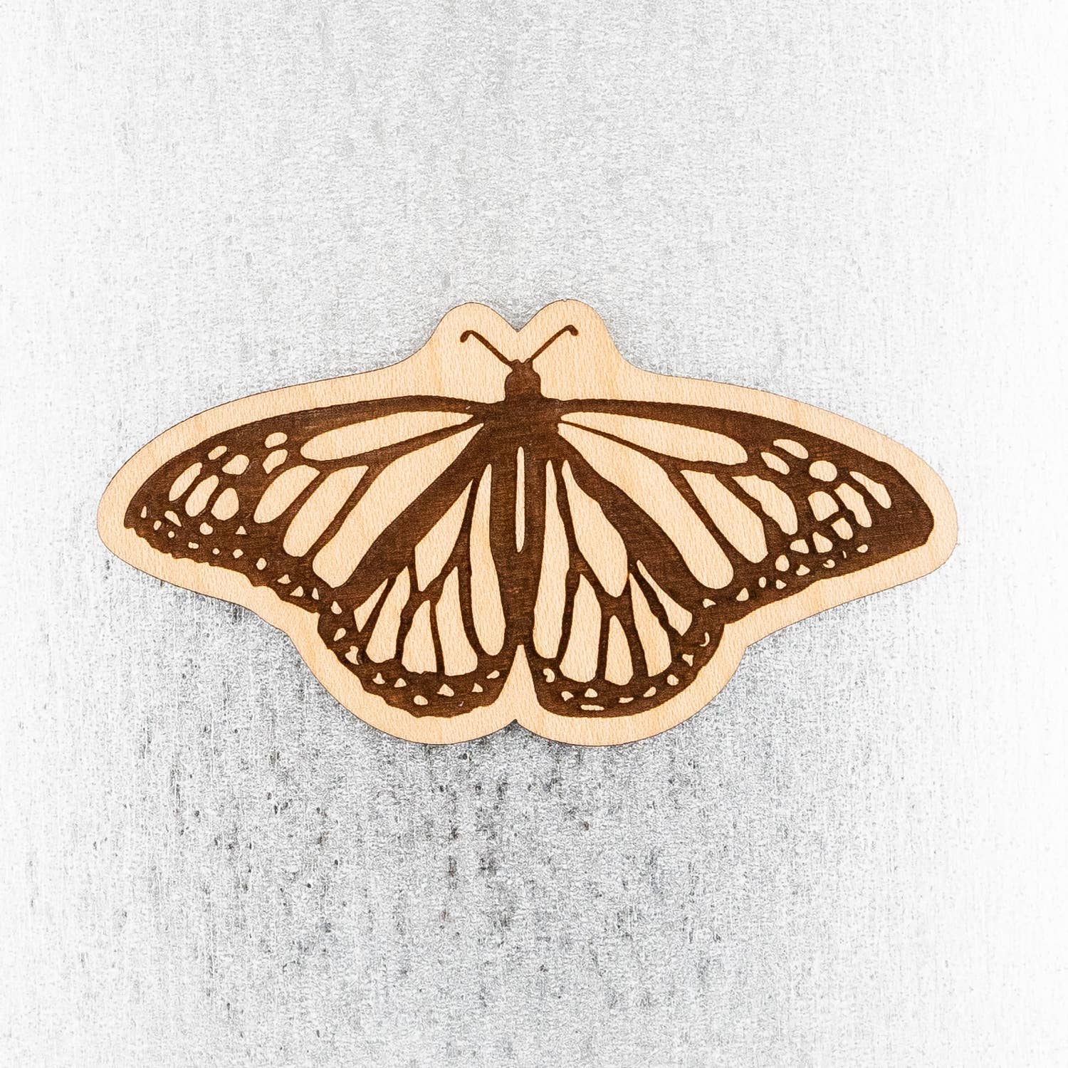 Monarch Butterfly Wood Magnet