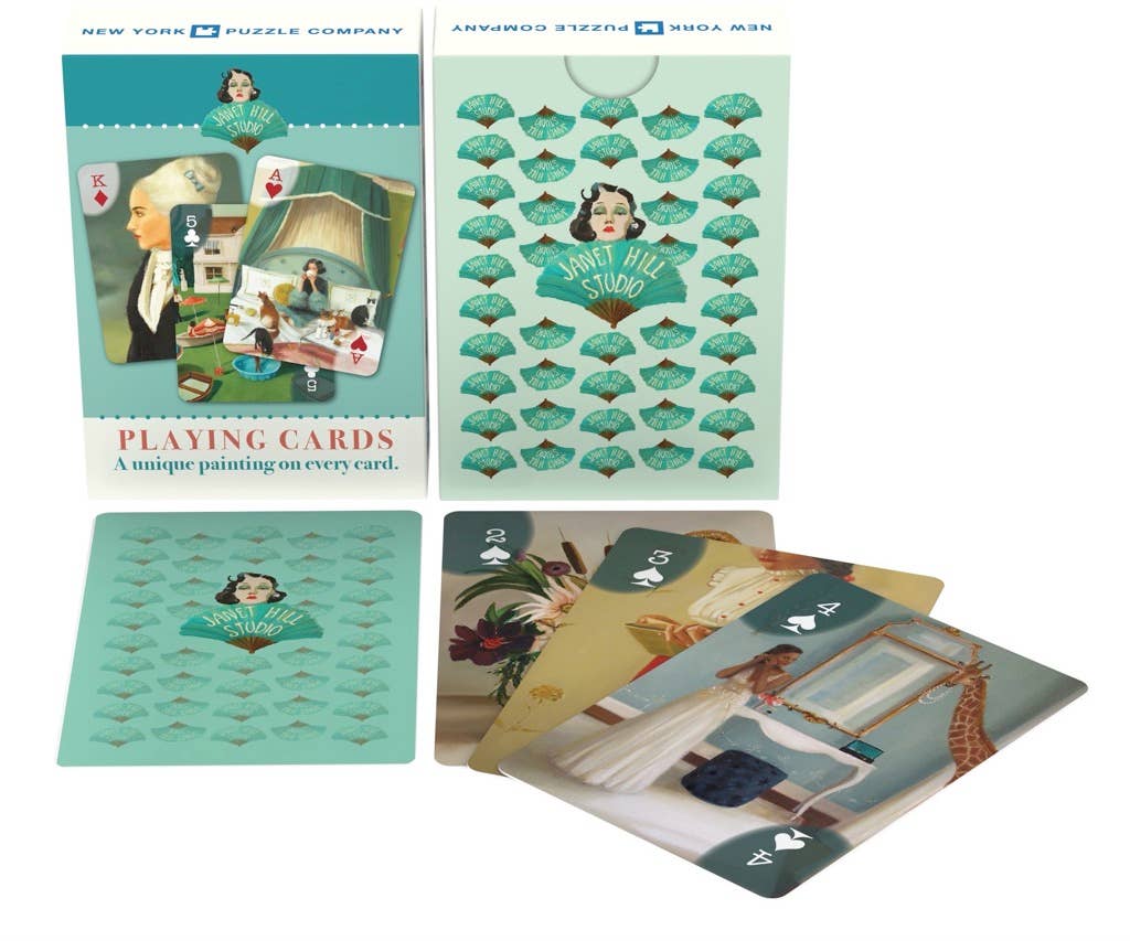 Playing Cards Illustrated by Janet Hill