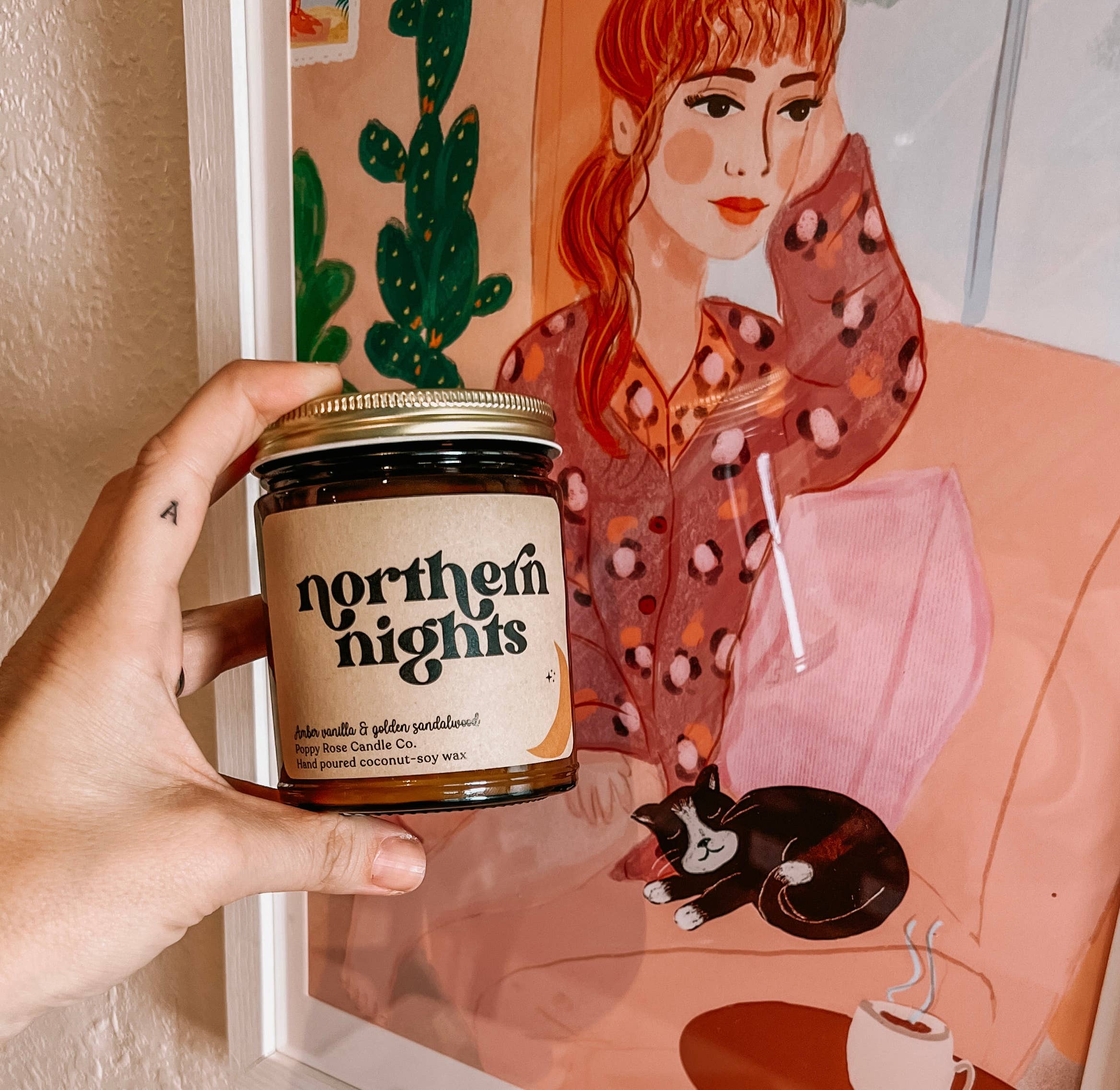 Northern Nights Handpoured Coconut Wax Candle