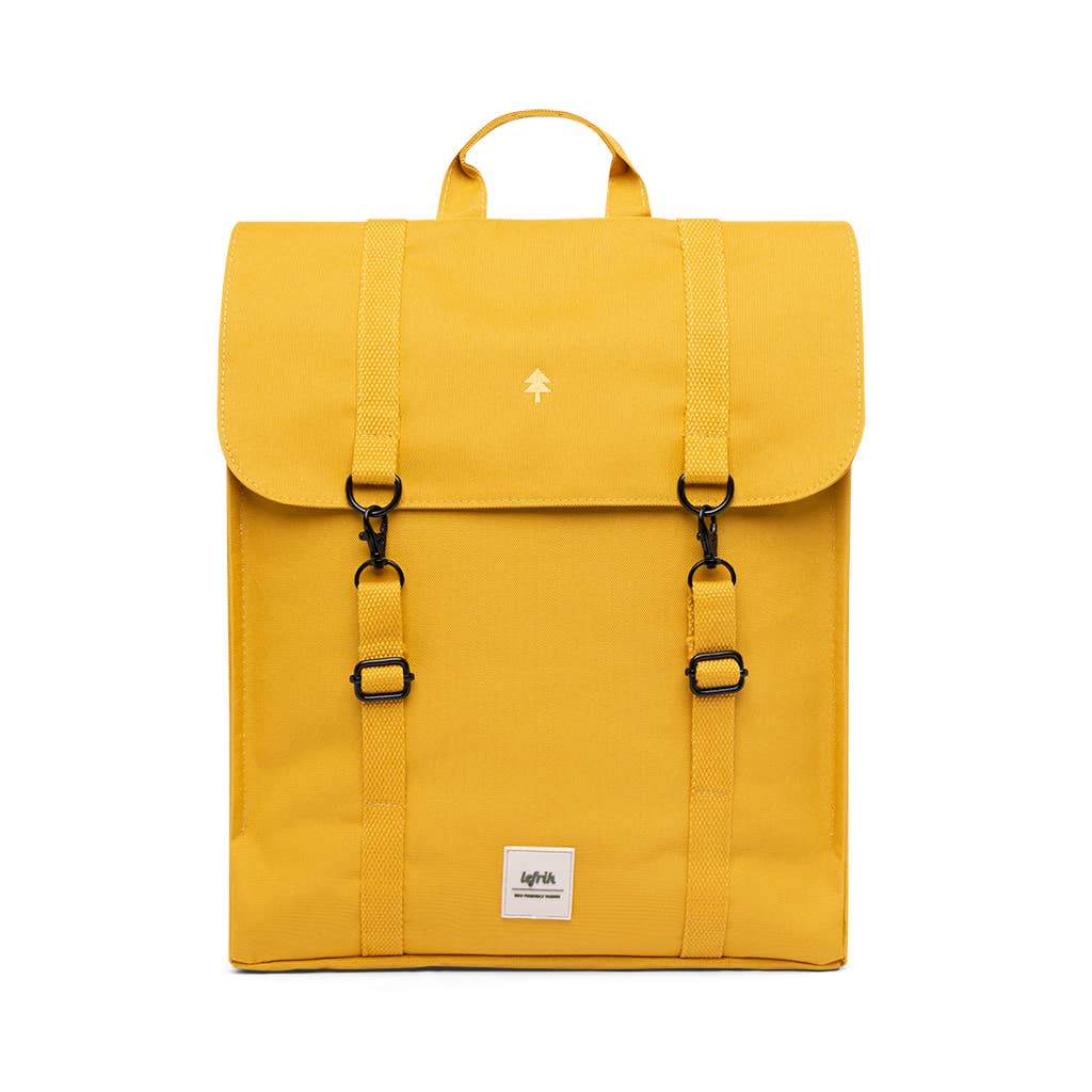 Handy Metal Mustard Backpack - Eco Friendly