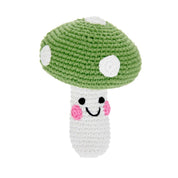 Mushroom Rattle - Green - Pebble
